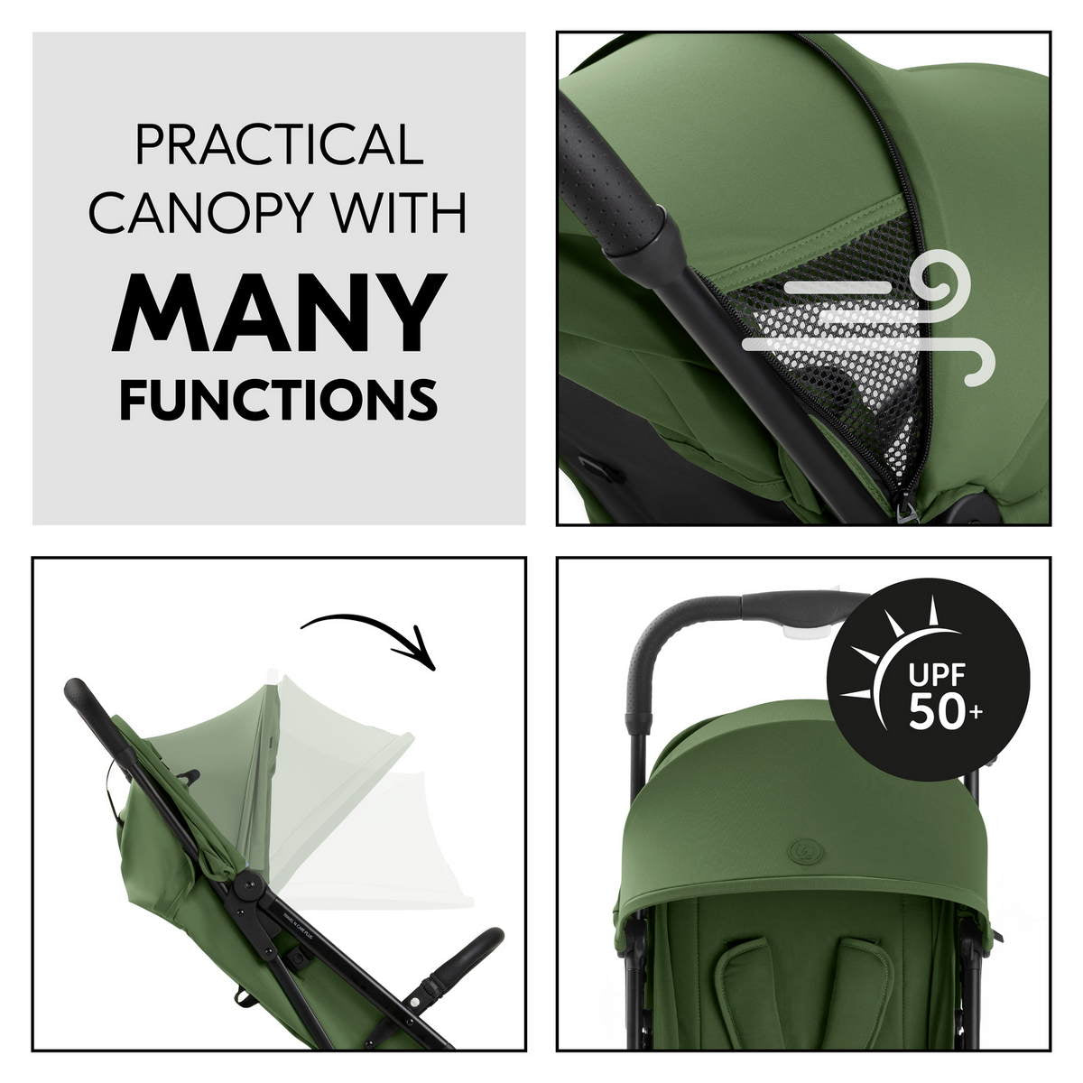 Hauck Travel N Care Plus stroller in Green - gallery image 7