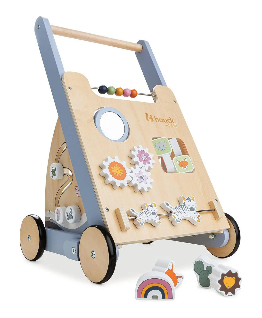 Hauck Learn to Walk Skills - Front and side activity panels with matching blocks