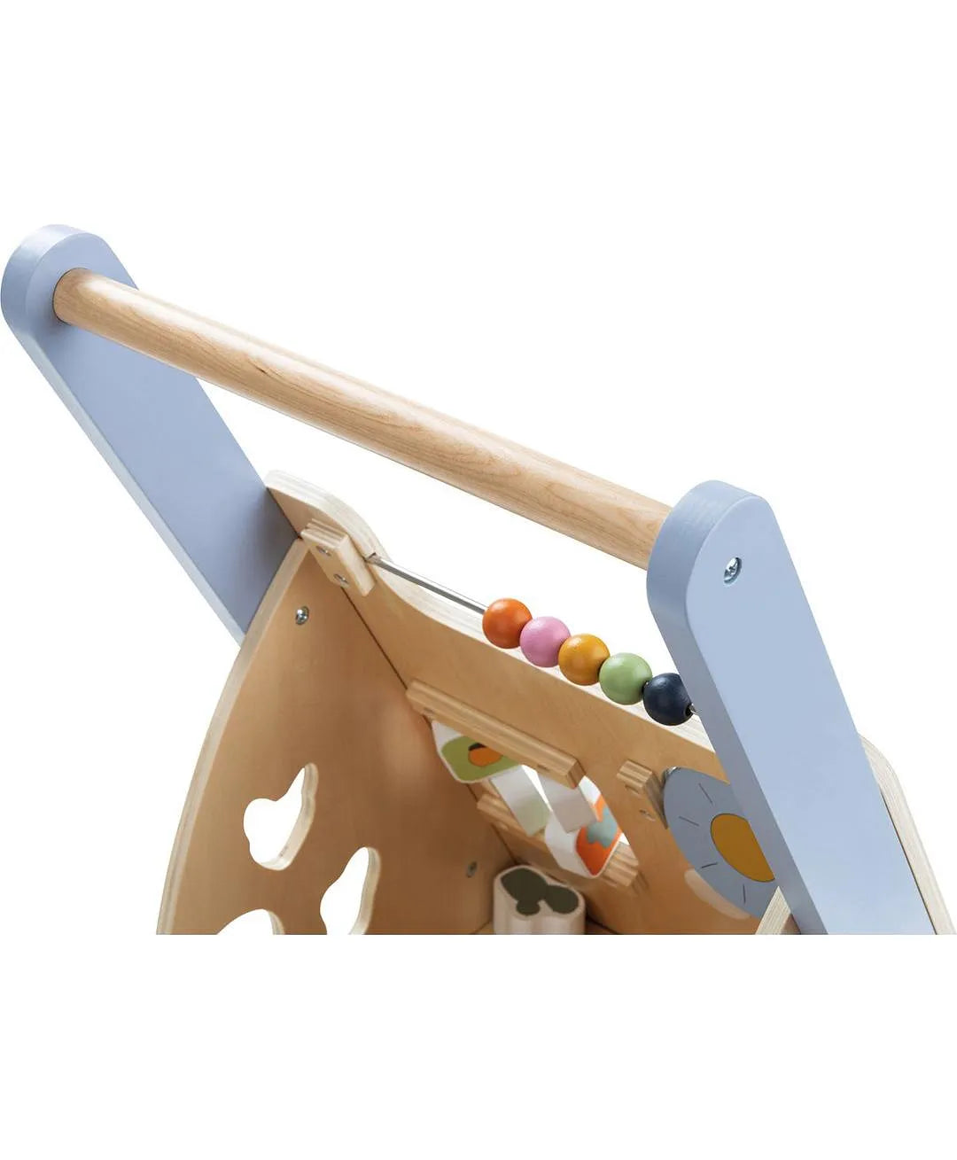 Hauck Learn to Walk Skills - Wooden push handle and coloured beads