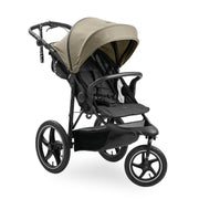 Hauck Runner 3 Running Stroller: XL Pneumatic Air Wheels,3-wheel All Terrain Stroller