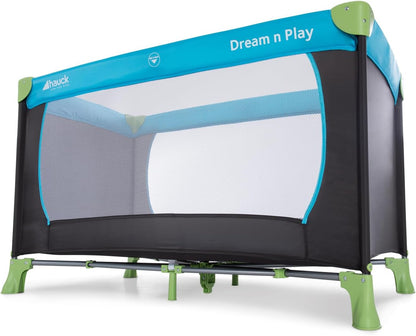 Hauck Dream N Play- Portable Lighweight Travel Cot, Compact Folding with Inclusive Carry Bag