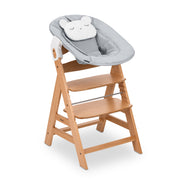Hauck Alpha Newborn Set Pre: Beech Wood High Chair Set(FSC®-Certified)
