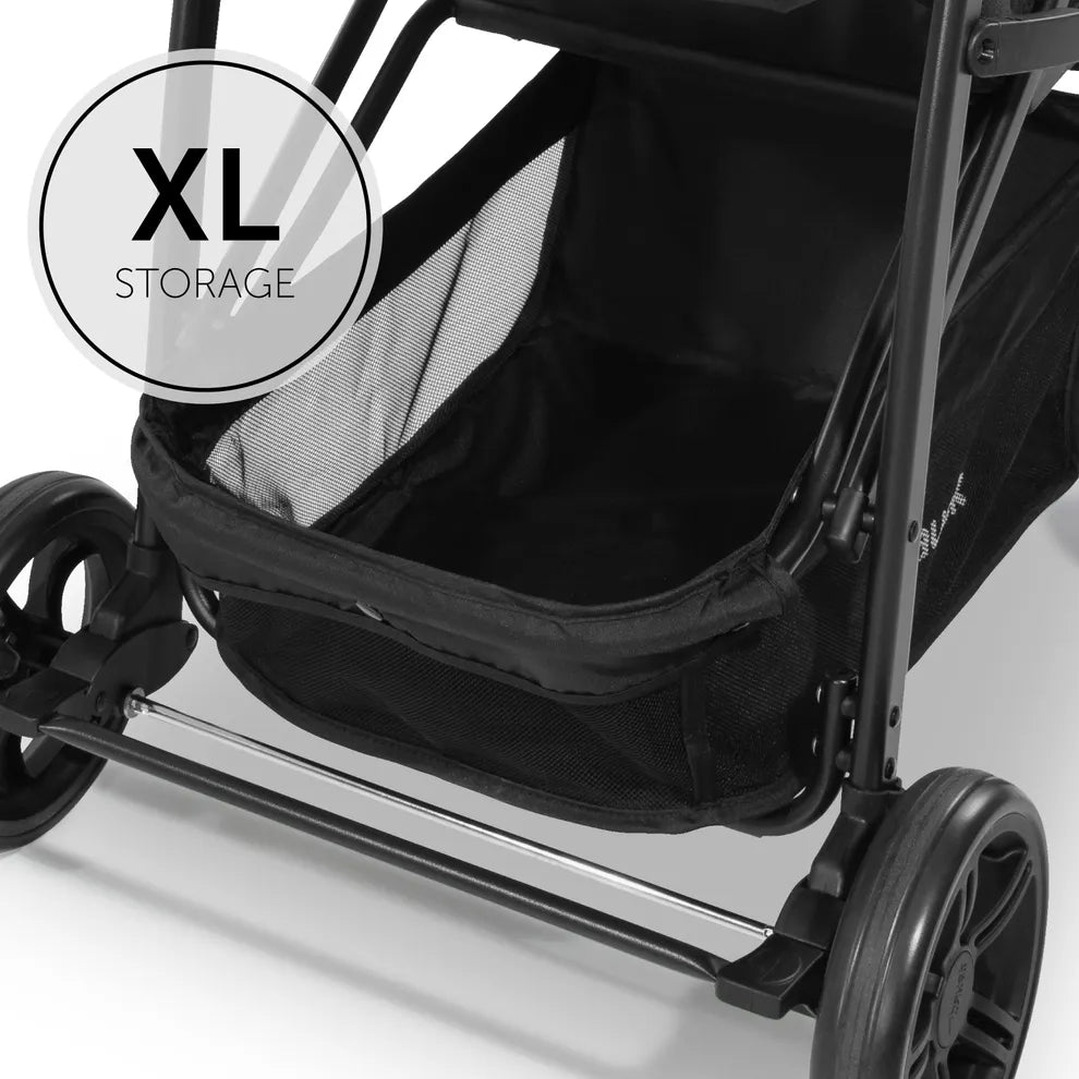 Hauck Rapid 4 Stroller: Large Shopping Basket,Small Folding Stroller with Lying Postion