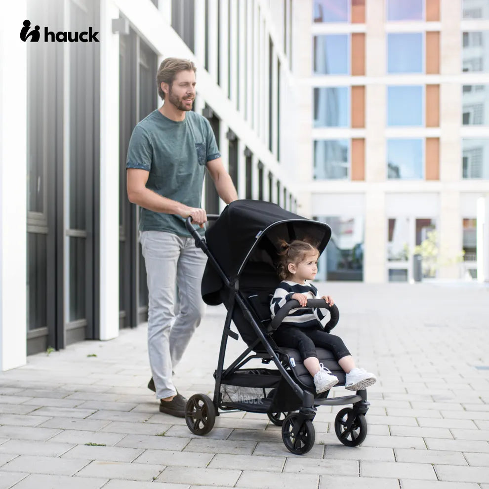 Hauck Rapid 4 Stroller: Large Shopping Basket,Small Folding Stroller with Lying Postion