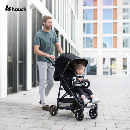 Hauck Rapid 4 Stroller: Large Shopping Basket,Small Folding Stroller with Lying Postion