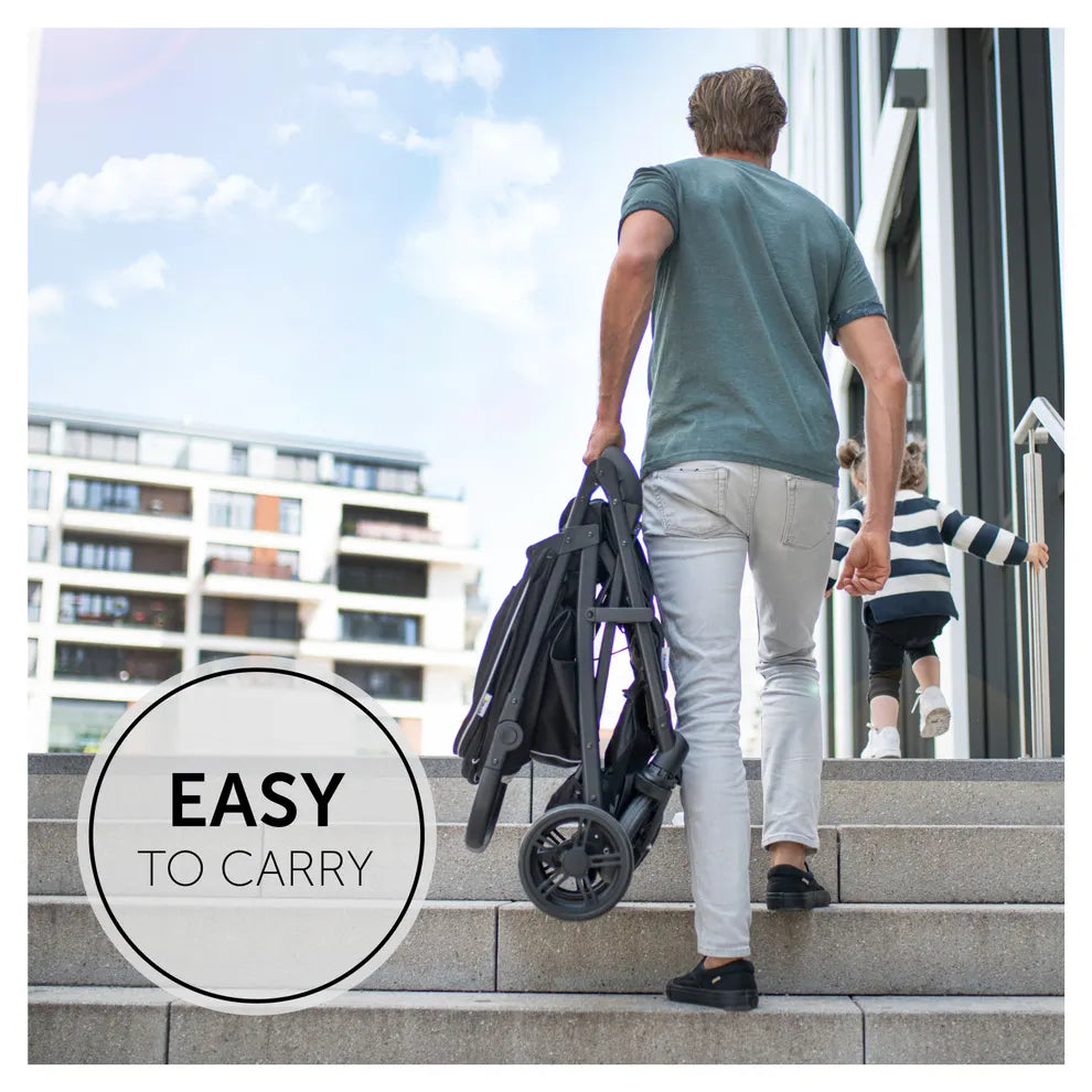Hauck Rapid 4 Stroller: Large Shopping Basket,Small Folding Stroller with Lying Postion