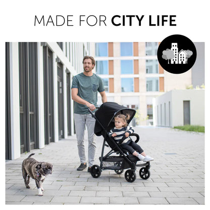 Hauck Rapid 4 Stroller: Large Shopping Basket,Small Folding Stroller with Lying Postion