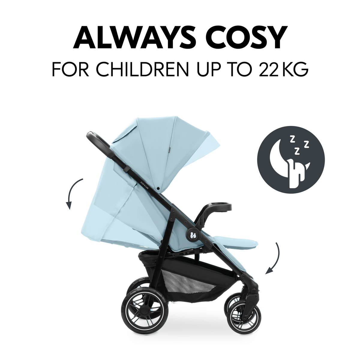 Hauck Shop N Care stroller in Dusty Blue - gallery image 4