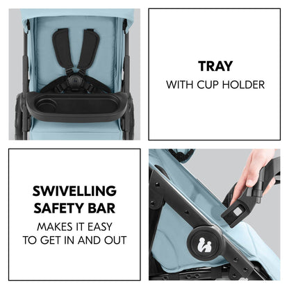 Hauck Shop N Care stroller in Dusty Blue - gallery image 5