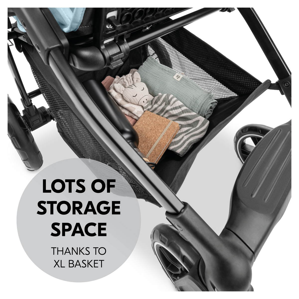 Hauck Shop N Care stroller in Dusty Blue - gallery image 7