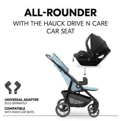 Hauck Shop N Care stroller in Dusty Blue - gallery image 8
