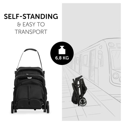 Hauck Travel N Care Compact Stroller: 4-Way Shock Absorbing Suspension