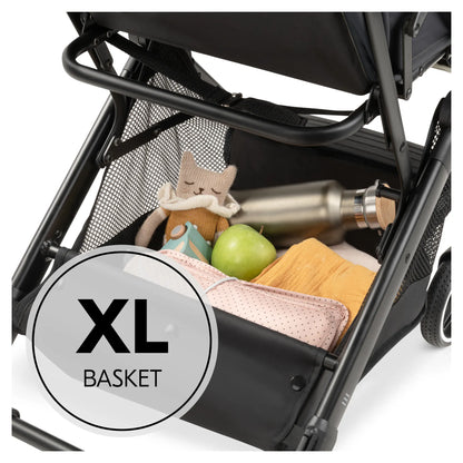 Hauck Travel N Care Plus Stroller –  One-Hand Fold, Reclining Seat, UV Protection 50+