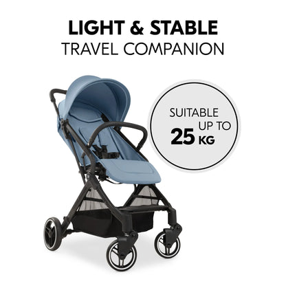 Hauck Travel N Care Plus Stroller –  One-Hand Fold, Reclining Seat, UV Protection 50+