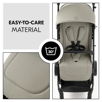Hauck Travel N Care Plus Stroller –  One-Hand Fold, Reclining Seat, UV Protection 50+