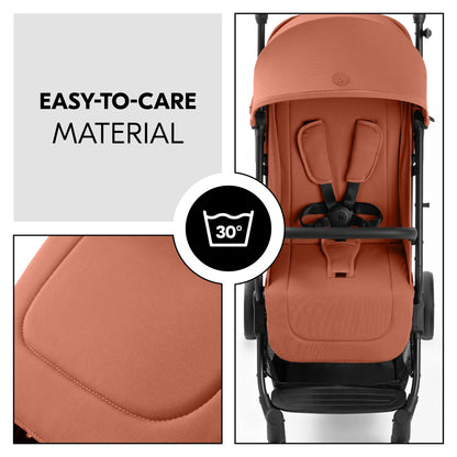 Hauck Travel N Care Plus Stroller –  One-Hand Fold, Reclining Seat, UV Protection 50+