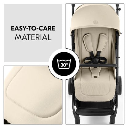 Hauck Travel N Care Plus Stroller –  One-Hand Fold, Reclining Seat, UV Protection 50+