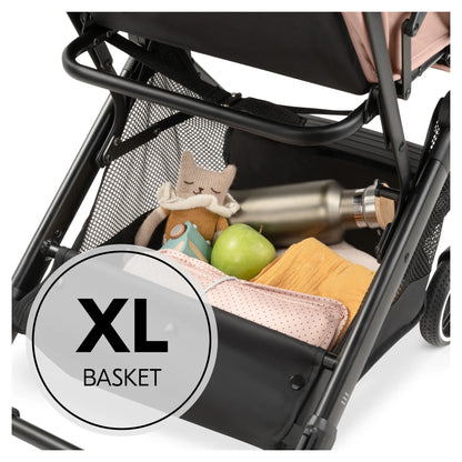 Hauck Travel N Care Plus Stroller –  One-Hand Fold, Reclining Seat, UV Protection 50+