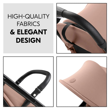 Hauck Travel N Care Plus Stroller –  One-Hand Fold, Reclining Seat, UV Protection 50+