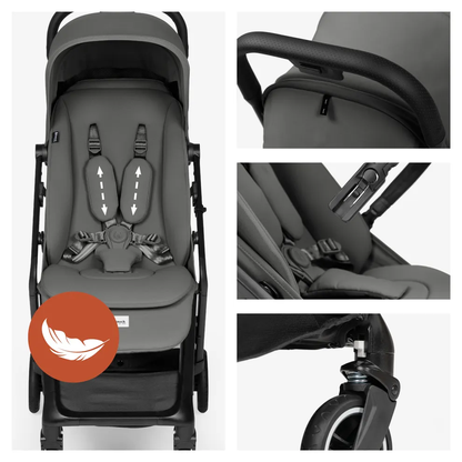 Hauck Fly N Care Stroller: Cabin-Friendly Fold & Compact Lightweight Travel Stroller