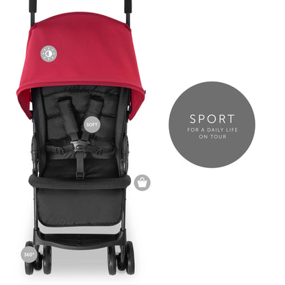 Hauck Sport Stroller: Super Lightweight Stroller (5.9kg), Compact & Foldable