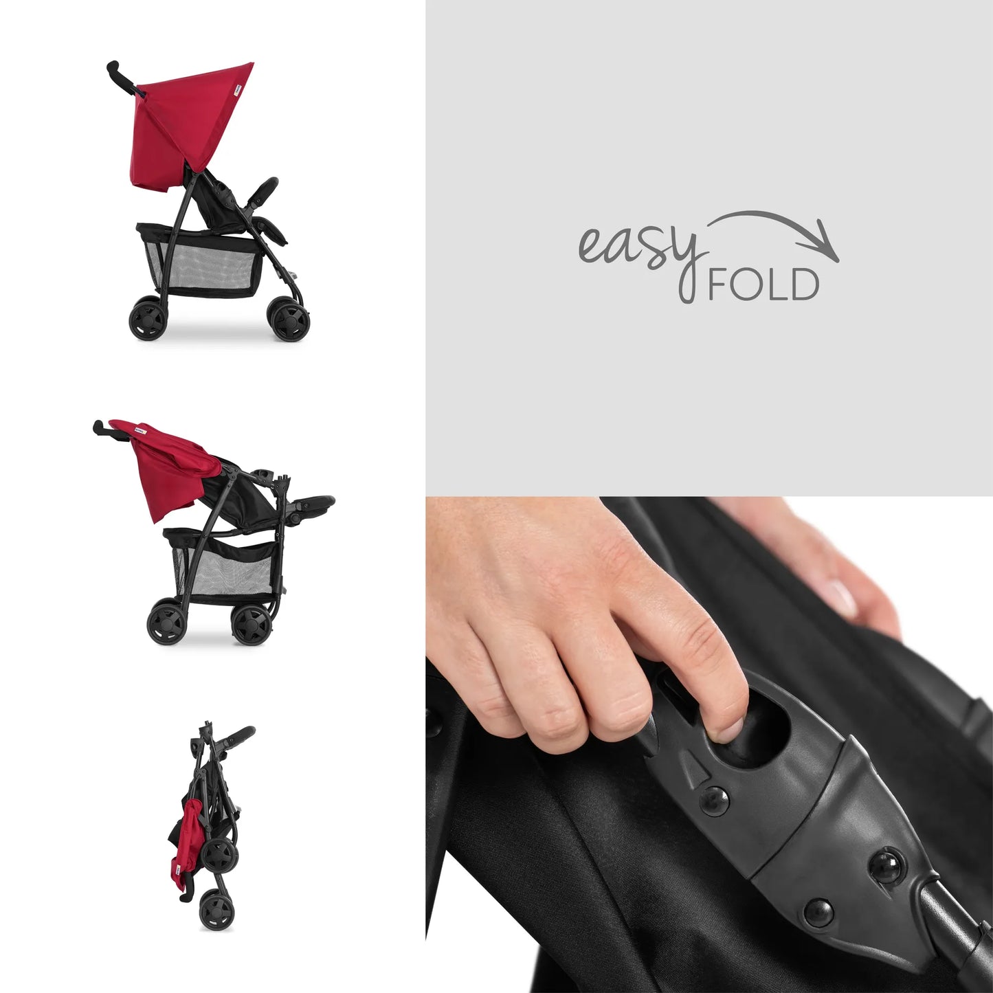 Hauck Sport Stroller: Super Lightweight Stroller (5.9kg), Compact & Foldable