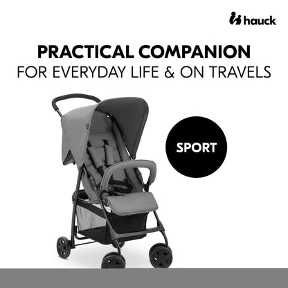 Hauck Sport Stroller: Super Lightweight Stroller (5.9kg), Compact & Foldable
