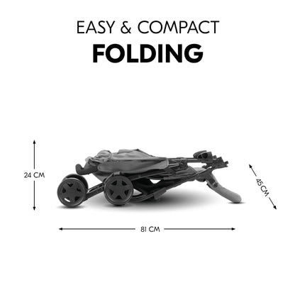 Hauck Sport Stroller: Super Lightweight Stroller (5.9kg), Compact & Foldable