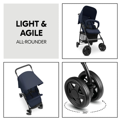 Hauck Sport Stroller: Super Lightweight Stroller (5.9kg), Compact & Foldable