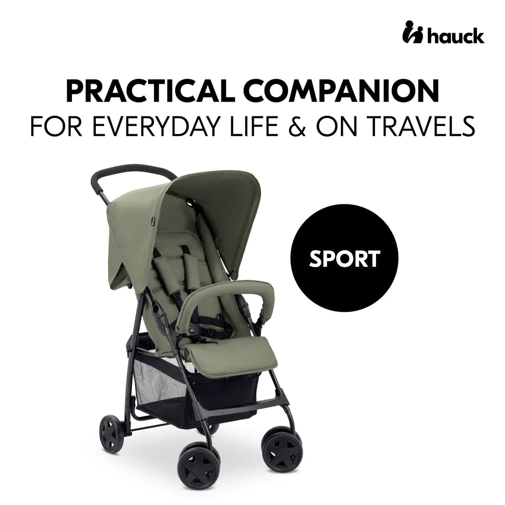 Hauck Sport Stroller: Super Lightweight Stroller (5.9kg), Compact & Foldable