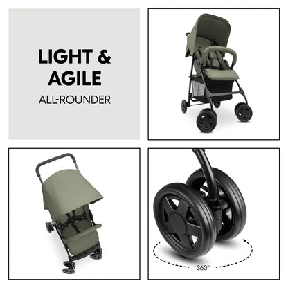 Hauck Sport Stroller: Super Lightweight Stroller (5.9kg), Compact & Foldable