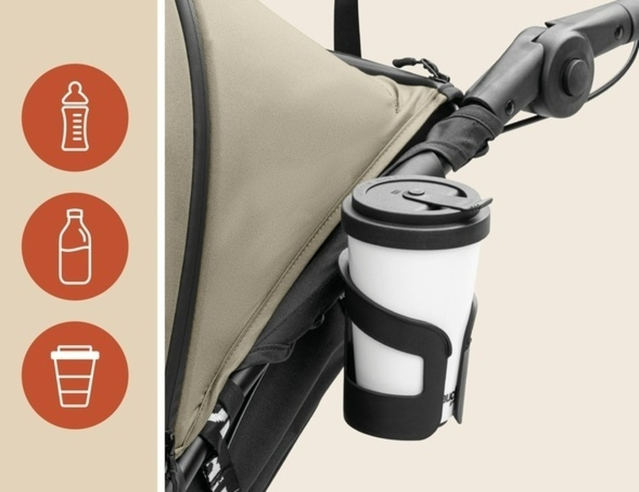 Hauck Runner 3 Jogging Stroller: XL Pneumatic Air Wheels,3-wheel All Terrain Stroller