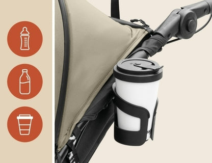Hauck Runner 3 Jogging Stroller: XL Pneumatic Air Wheels,3-wheel All Terrain Stroller