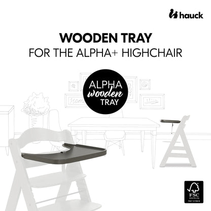 Alpha Wooden Tray