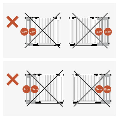 Safety Gate Extension 15 cm Eco