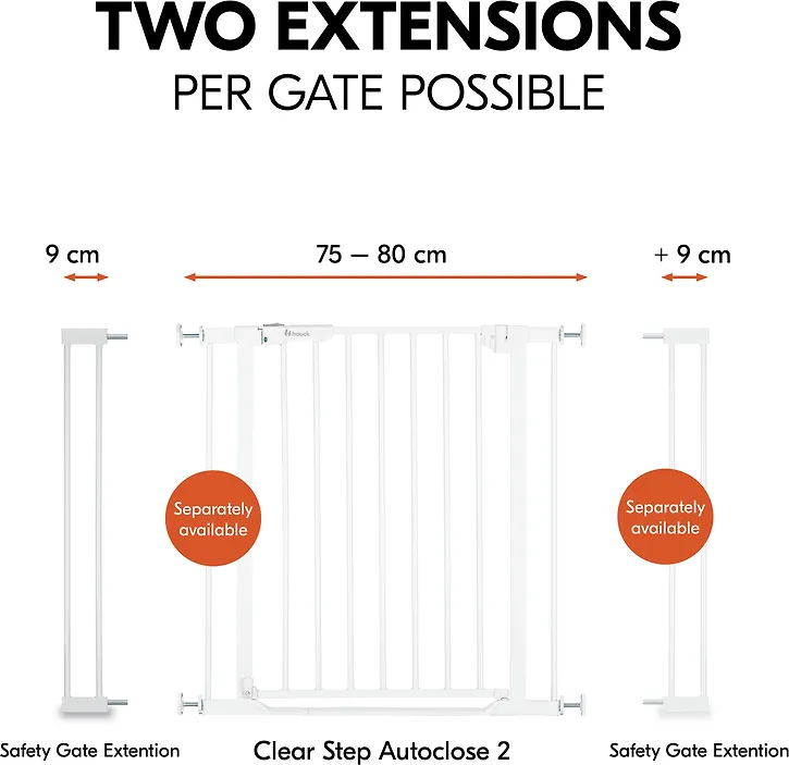 Safety Gate Extension 9 cm