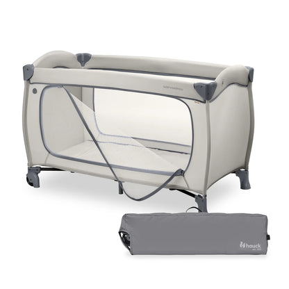Hauck Sleep N Easyfold- Portable Lighweight Travel Cot, Compact Folding with Inclusive Carry Bag