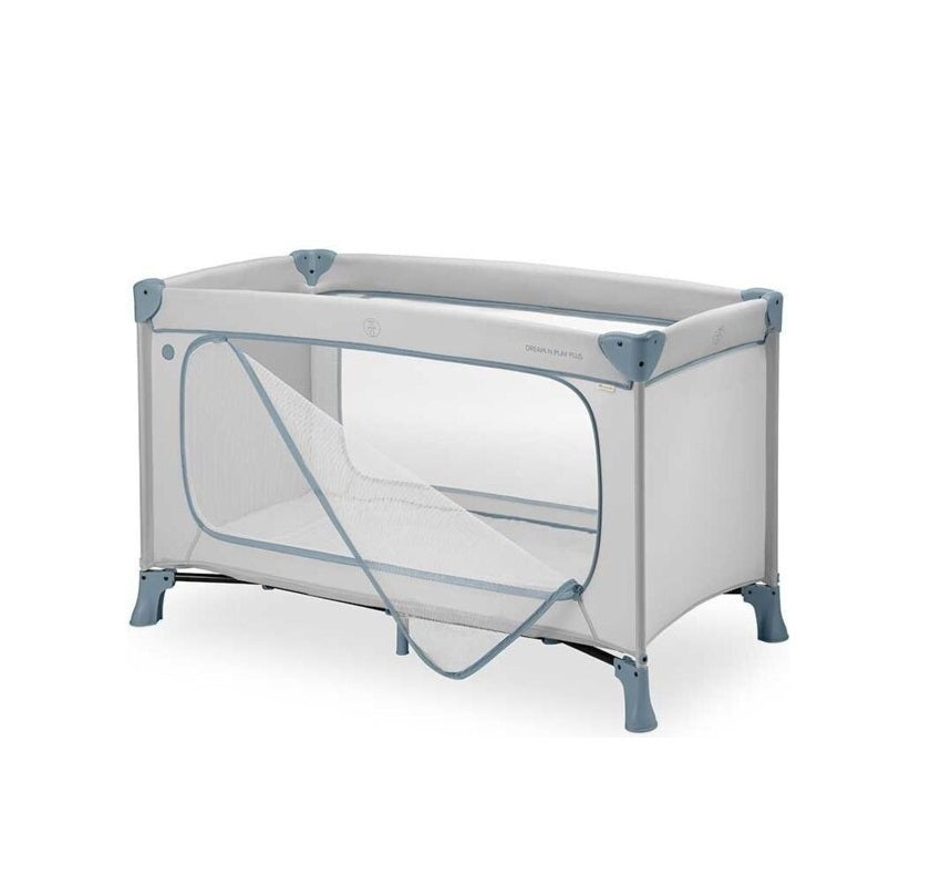 Hauck Dream N Play Plus- Portable Lighweight Travel Cot, Compact Folding with Inclusive Carry Bag