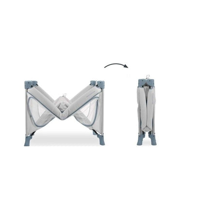 Hauck Dream N Play Plus- Portable Lighweight Travel Cot, Compact Folding with Inclusive Carry Bag