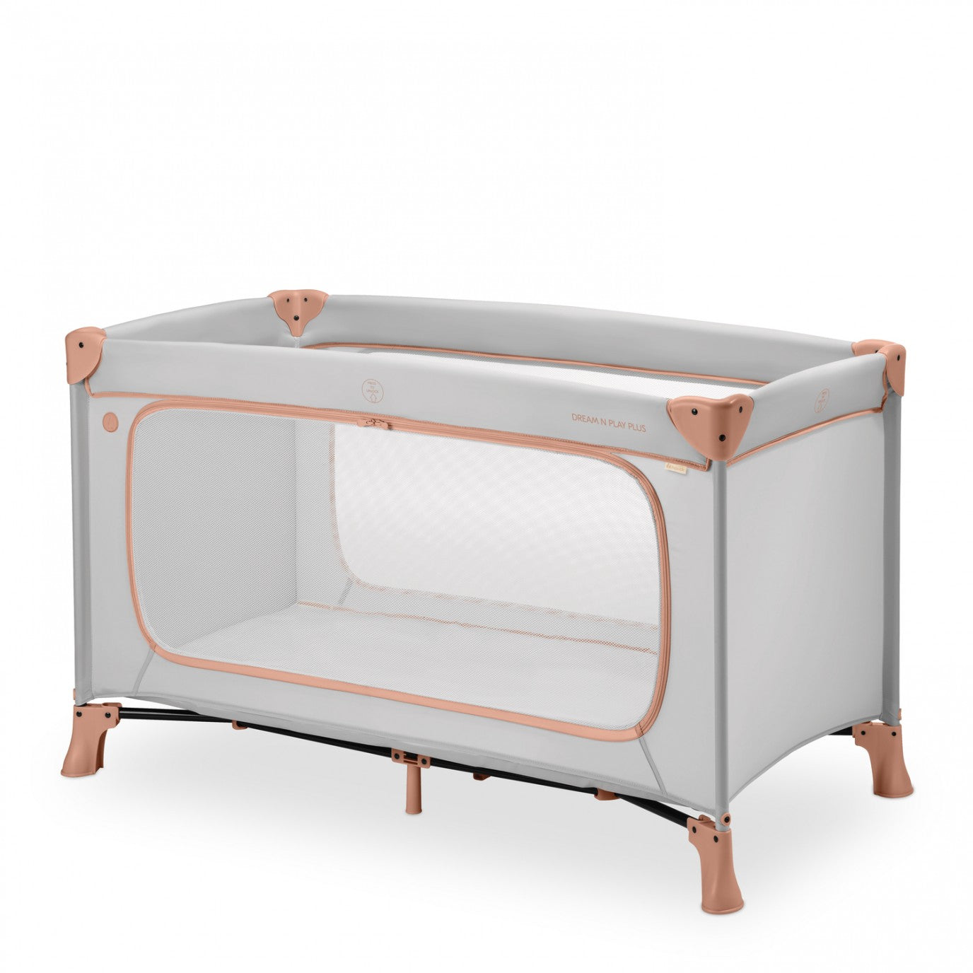 Hauck Dream N Play Plus- Portable Lighweight Travel Cot, Compact Folding with Inclusive Carry Bag