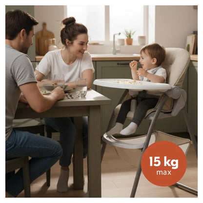 Hauck Sit N Fold High Chair- Foldable & Lightweight, 5-Point Safety Harness