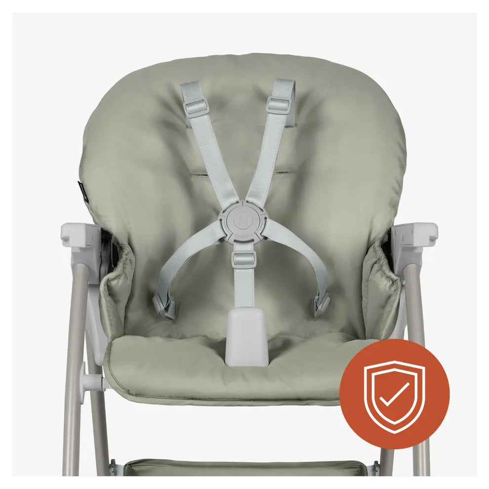Hauck Sit N Fold High Chair- Foldable & Lightweight, 5-Point Safety Harness