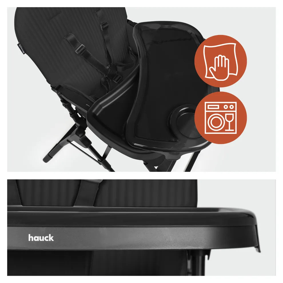 Hauck Sit N Go Travel Highchair- Ultralight, Super Fast Folding & Travel-Friendly