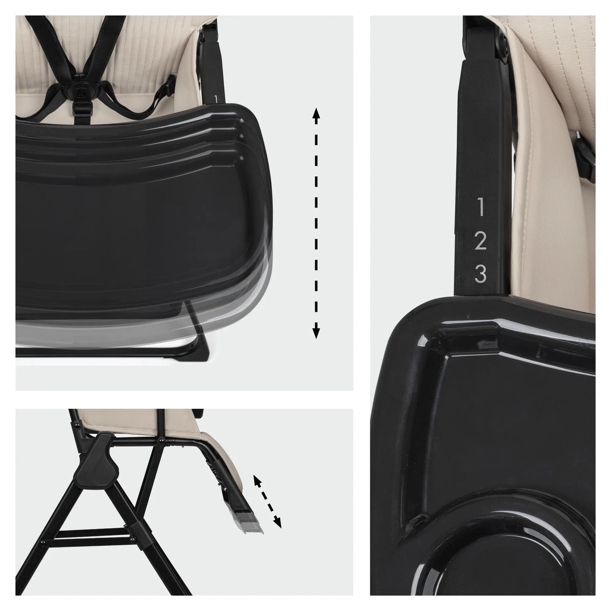 Hauck Sit N Go Travel Highchair- Ultralight, Super Fast Folding & Travel-Friendly