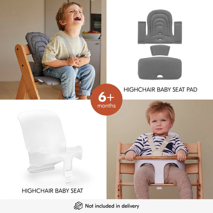 Hauck Alpha+ wooden highchair in Black - gallery image 13