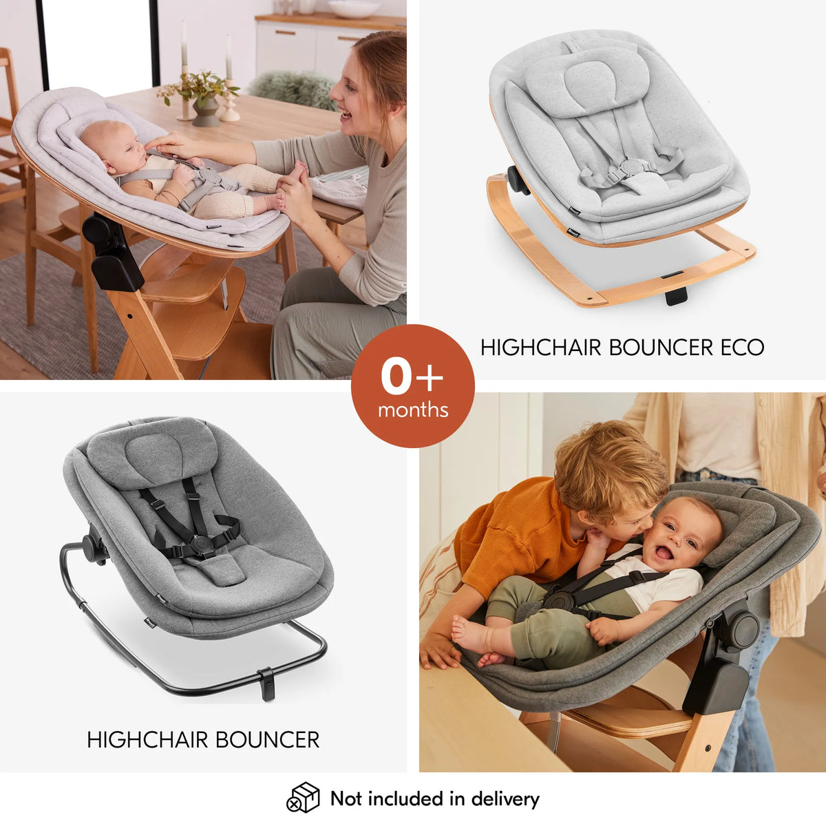 Hauck Alpha+ wooden highchair in Black - gallery image 15