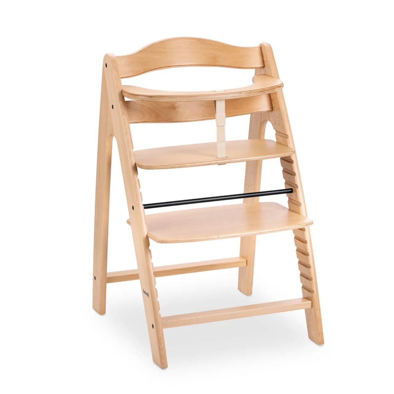 Hauck Arketa High Chair Beech Wood - Grows with Your Child upto 130 Kg (FSC® Certified)