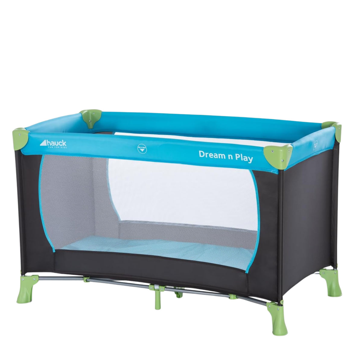 Hauck Dream N Play- Portable Lighweight Travel Cot, Compact Folding with Inclusive Carry Bag