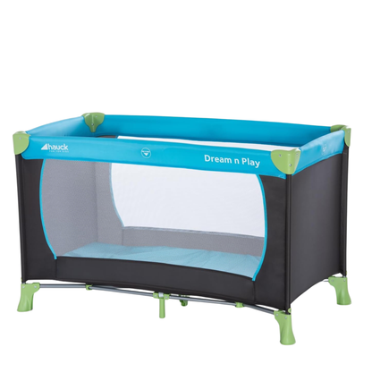 Hauck Dream N Play- Portable Lighweight Travel Cot, Compact Folding with Inclusive Carry Bag