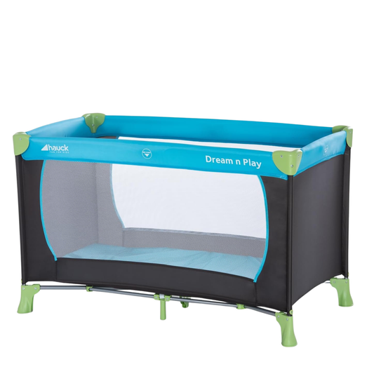 Hauck Dream N Play- Portable Lighweight Travel Cot, Compact Folding with Inclusive Carry Bag